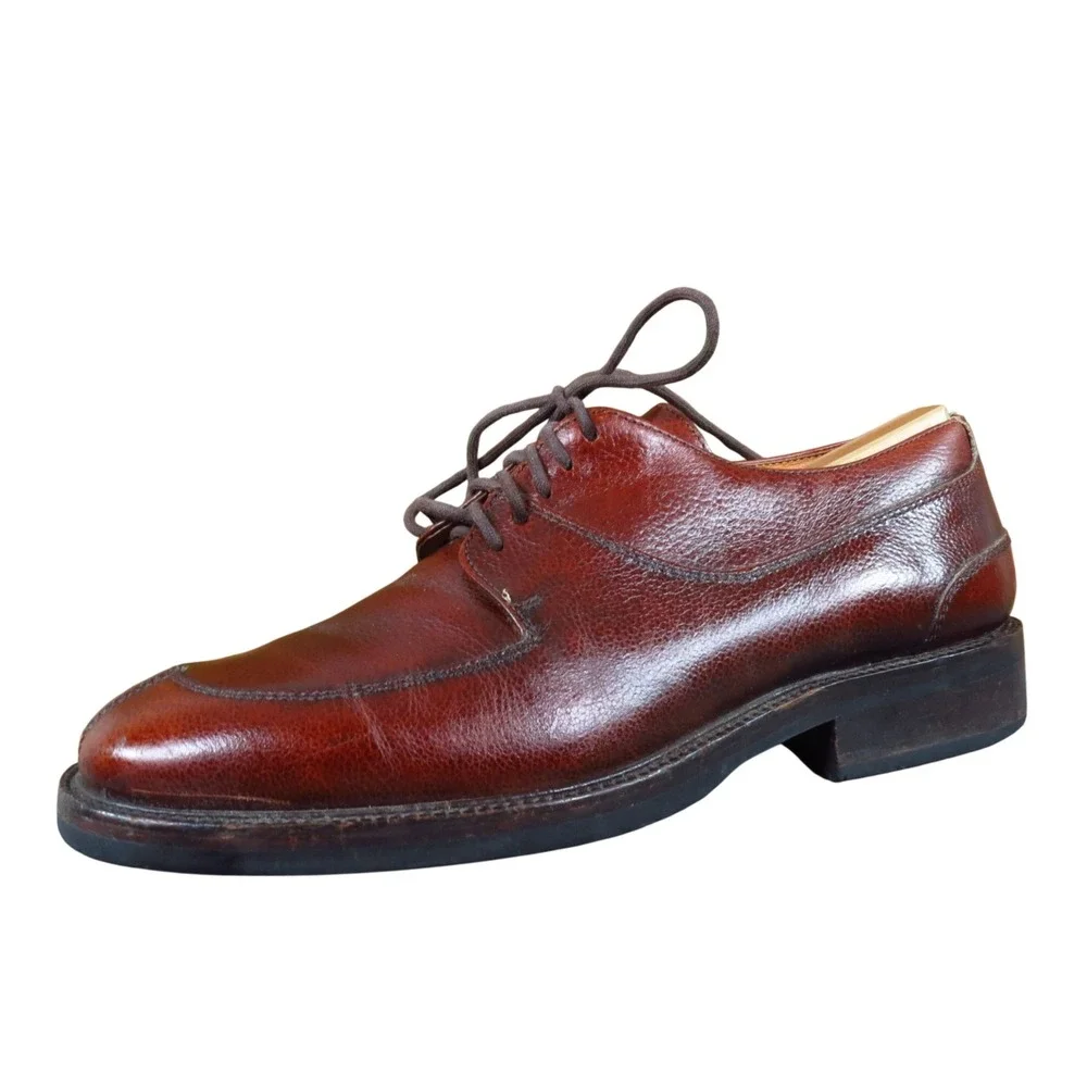 Cole Haan Flex Comfort Mens Split Toe‎ Derby Shoes Sz 8.5 Business Brown Leather
